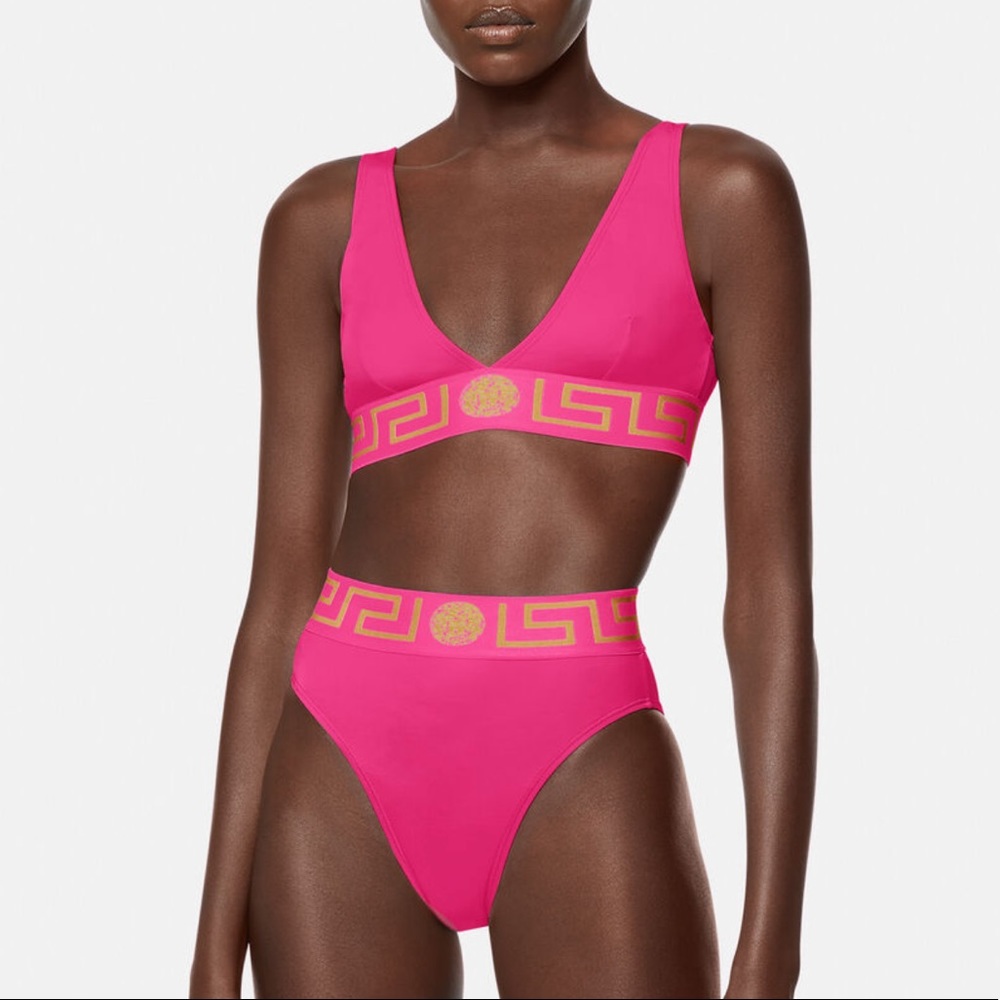 Versace Greca Border Bikini Bottoms